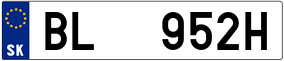 Truck License Plate
